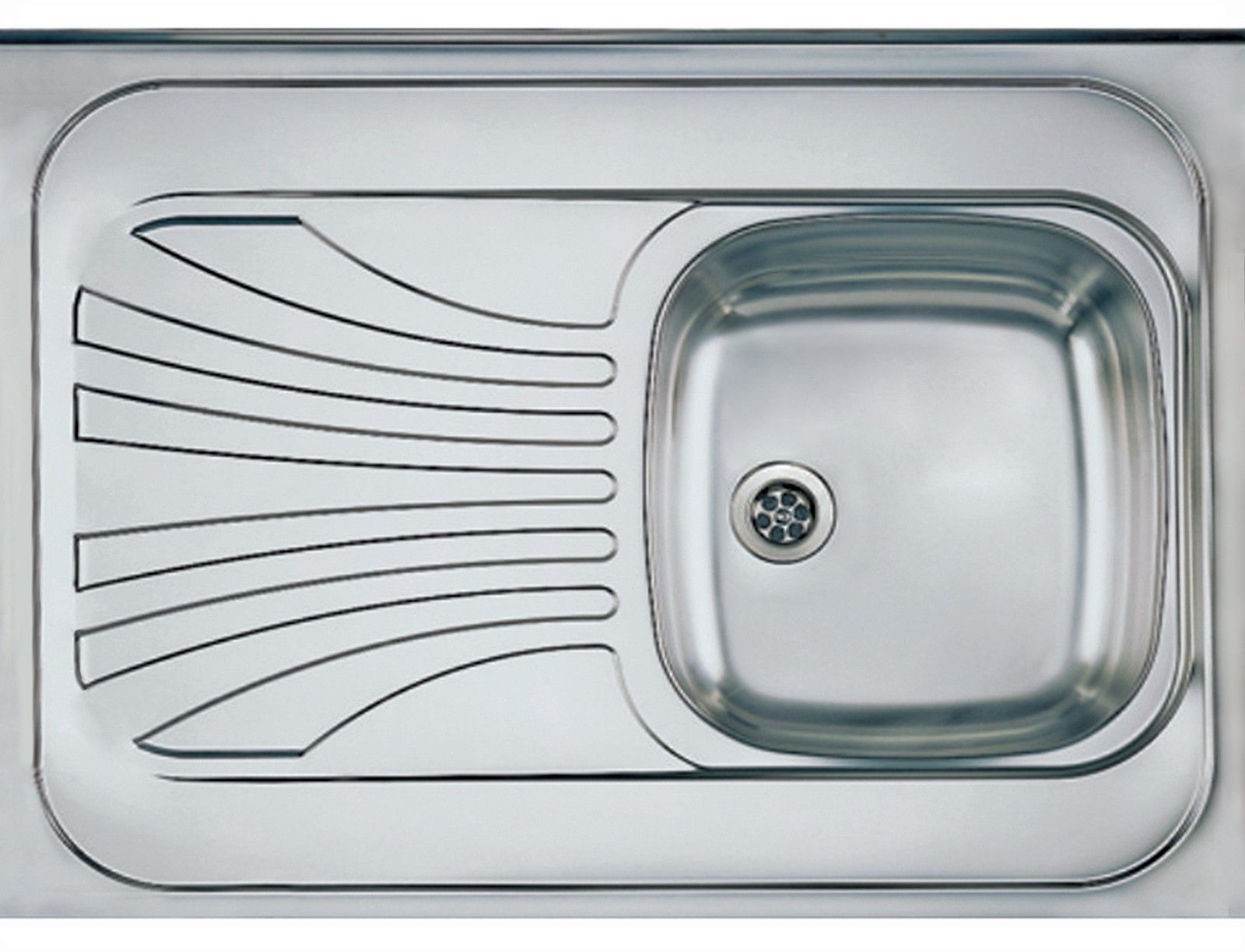 Genesis Primal acél mosogató 80x60 cm acél 1009329KF