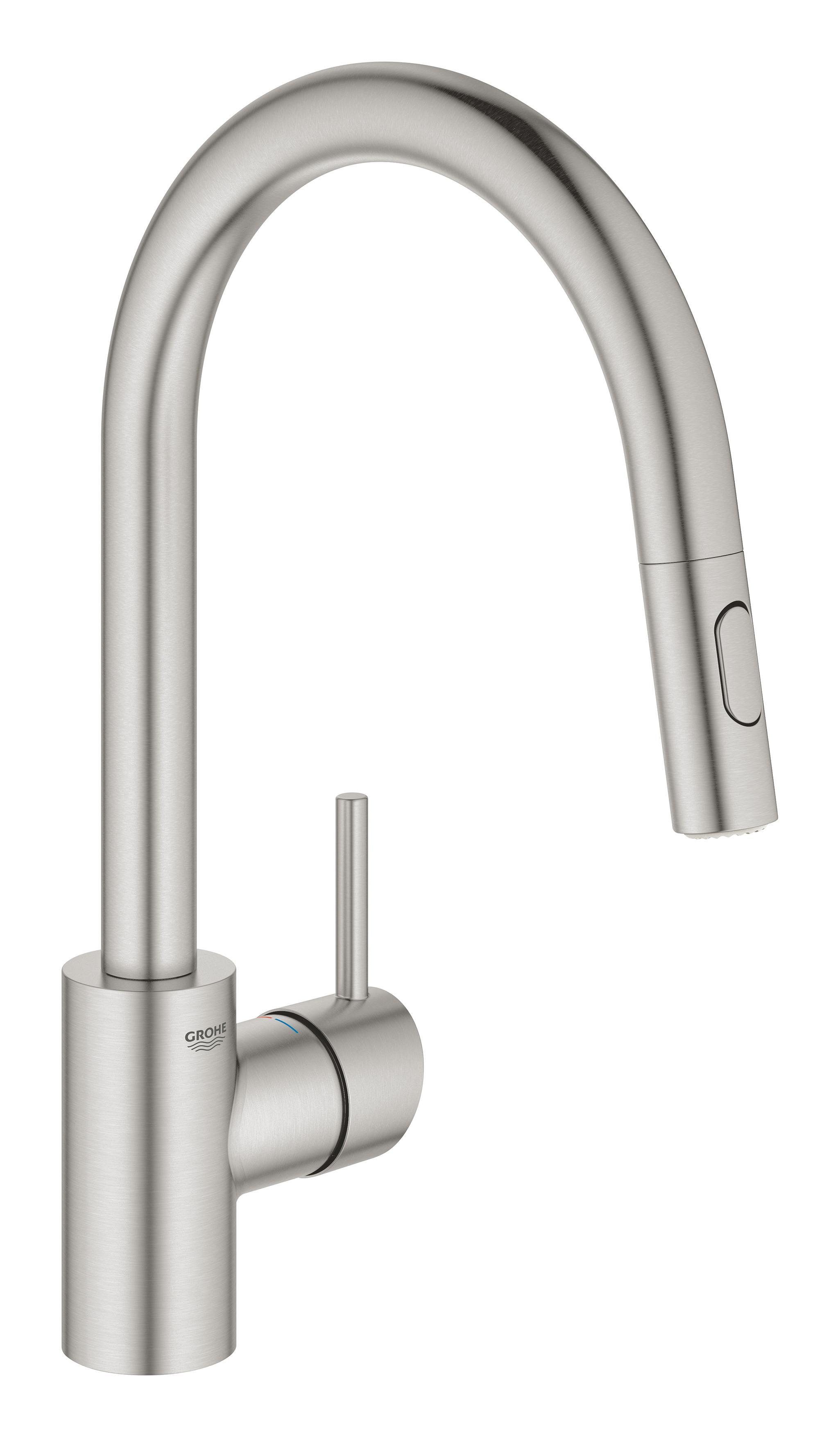 Grohe Concetto konyhai csaptelep álló SuperSteel 31483DC2