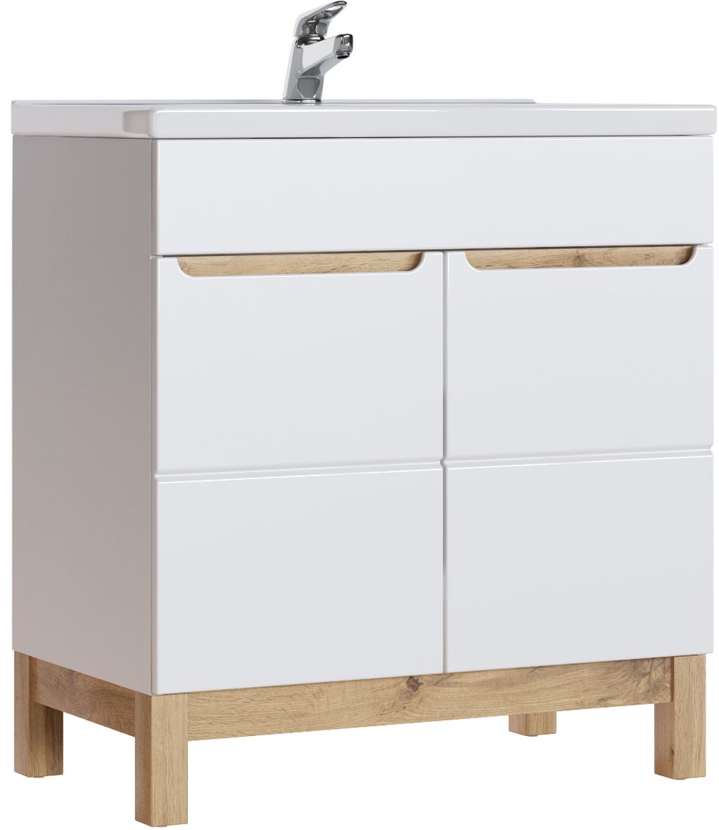 Comad Bali White szekrény 80x45x85 cm mosdó alatt álló BALIWHITE821