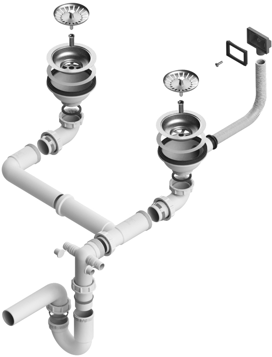 Alveus mosogató szifon 1011649