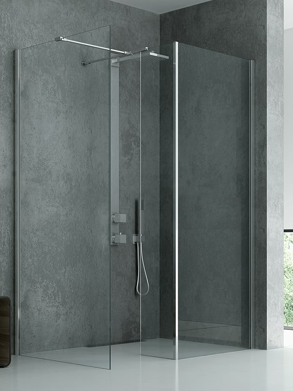 New Trendy New Modus zuhanyfal 90 cm króm fényes/átlátszó üveg EXK-0046