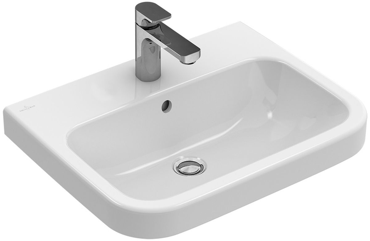 Villeroy & Boch Architectura mosdótál 60x47 cm négyszögletes klasszikus fehér 418860R1