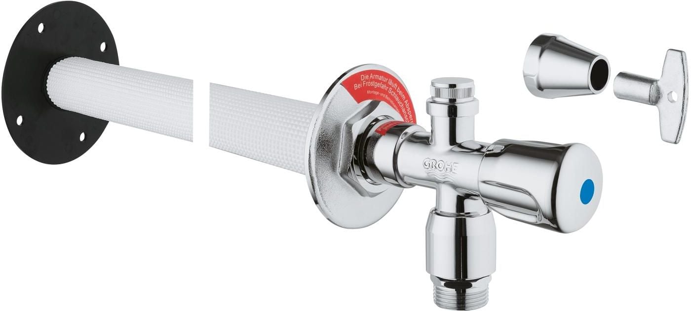 Grohe Eurotec fali szelep StarLight Chrome 41206000