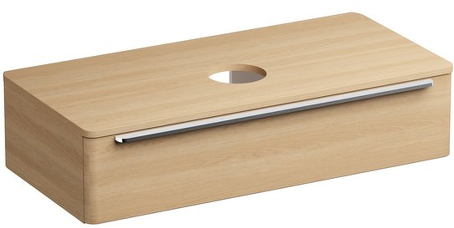 Ravak SUD szekrény 110x53x26 cm Függesztett, mosdó alatti tölgy X000001083