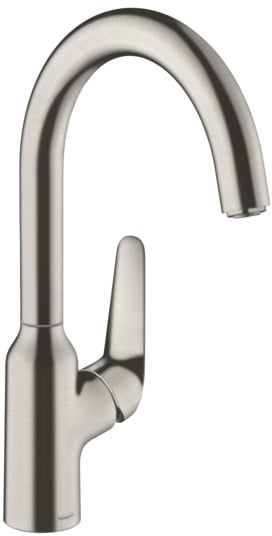 Hansgrohe Focus M42 konyhai csaptelep álló rozsdamentes acél 71802800