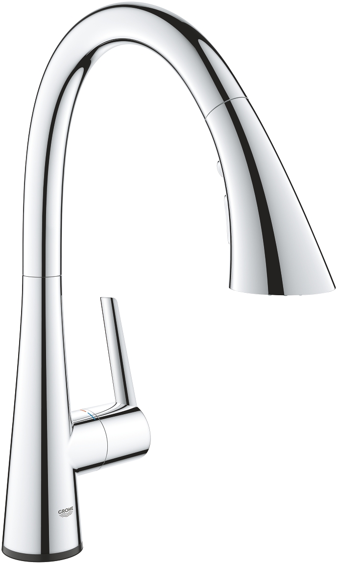 Grohe Zedra konyhai csaptelep álló StarLight Chrome 30219002