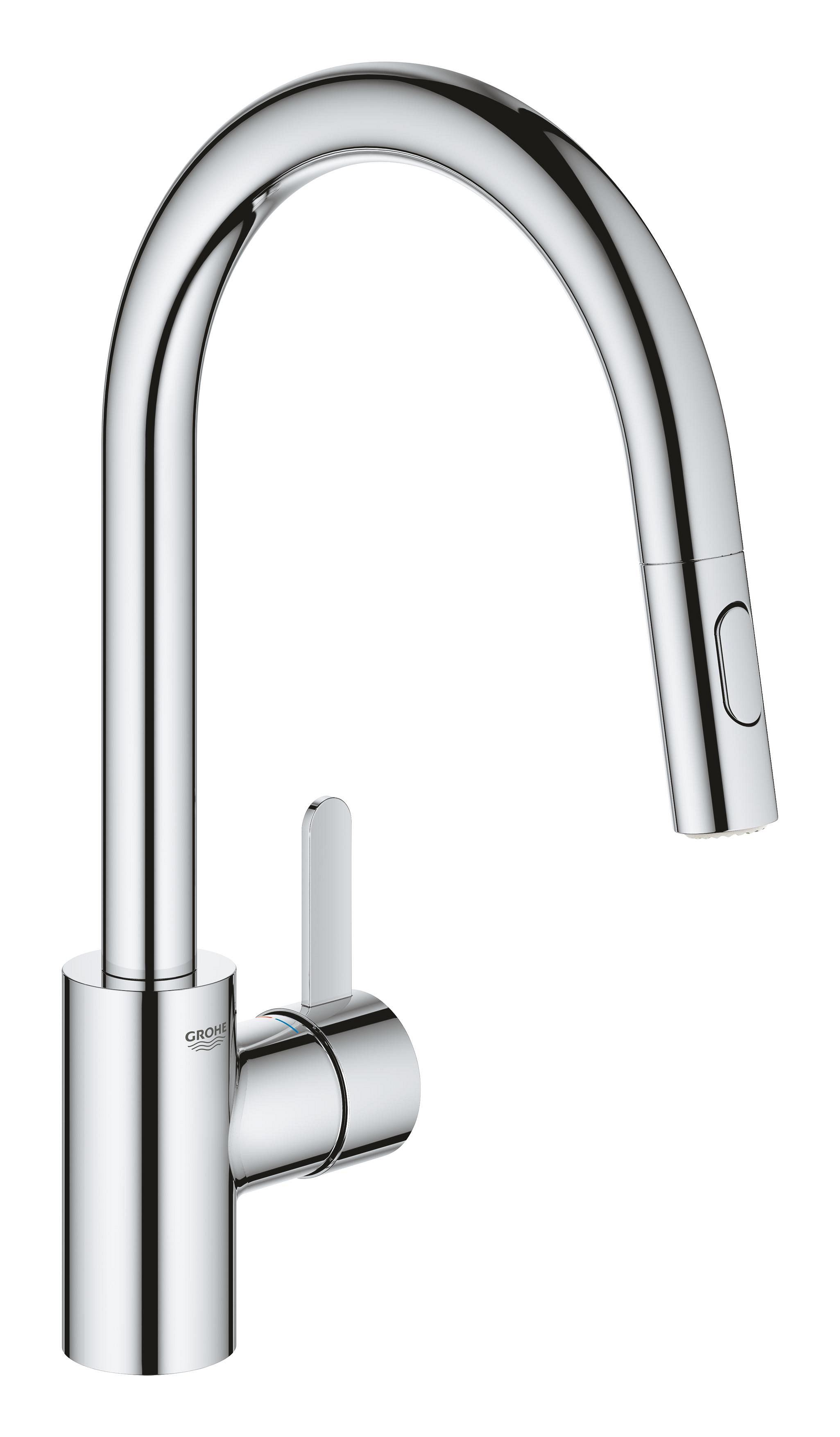 Grohe Eurosmart Cosmopolitan konyhai csaptelep álló StarLight Chrome 31481001