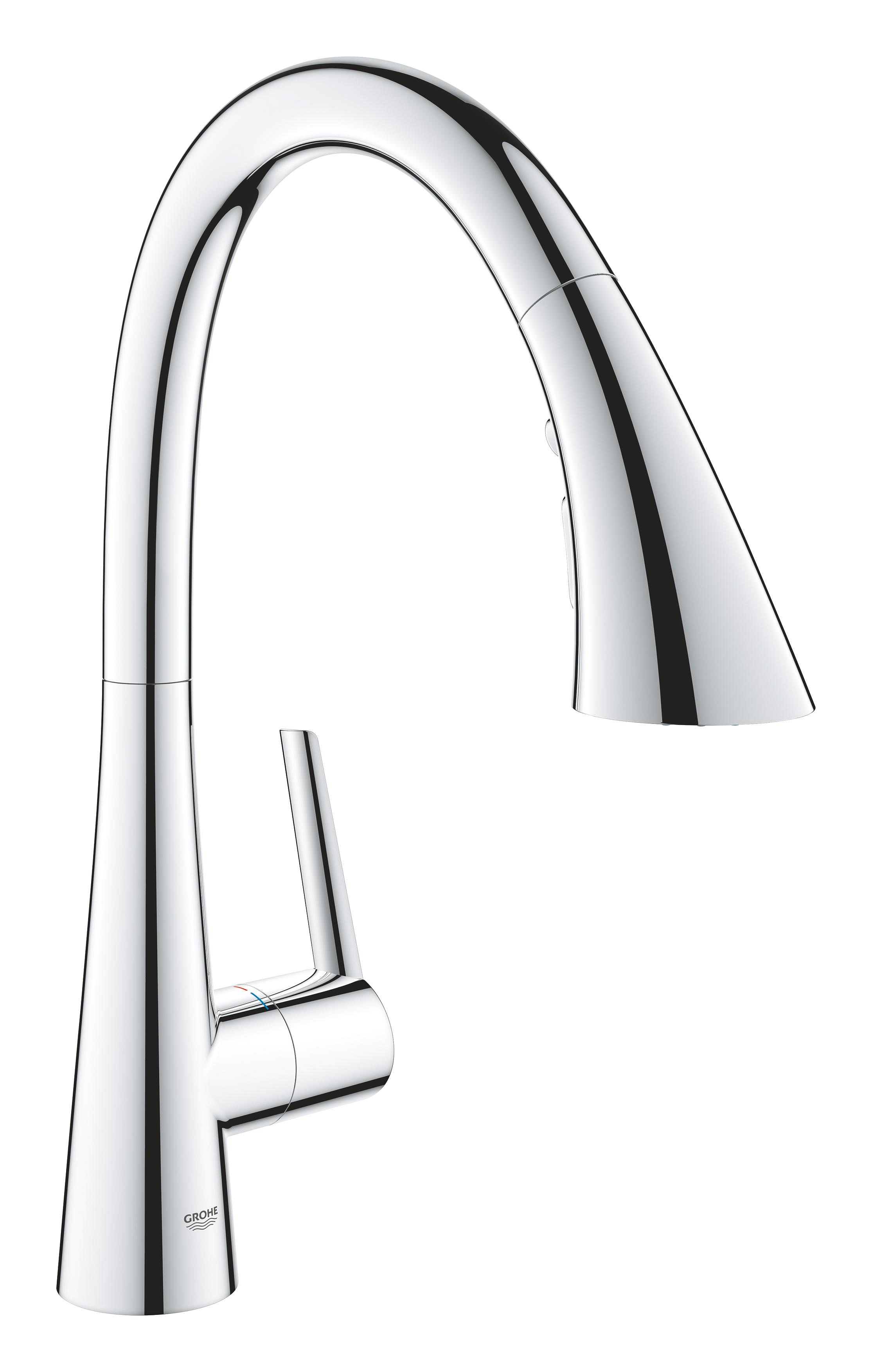 Grohe Zedra konyhai csaptelep álló króm 32294002