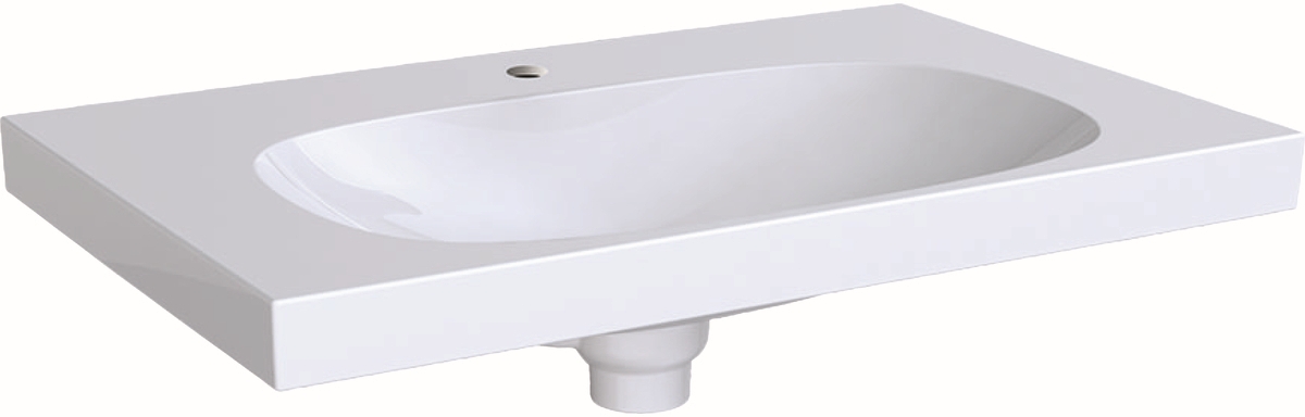 Geberit Acanto mosdótál 75x48.2 cm négyszögletes fehér 500.630.01.2