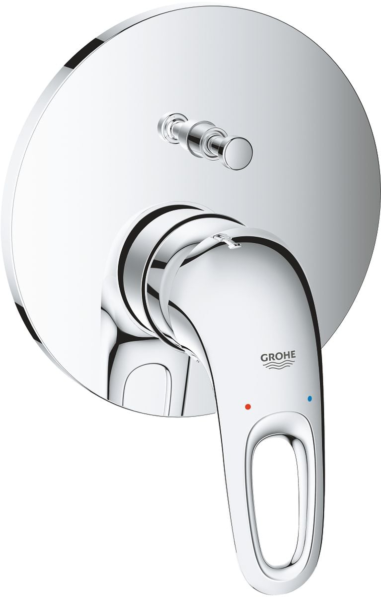 Grohe Eurostyle kád és zuhany csaptelep süllyesztett StarLight Chrome 24049003