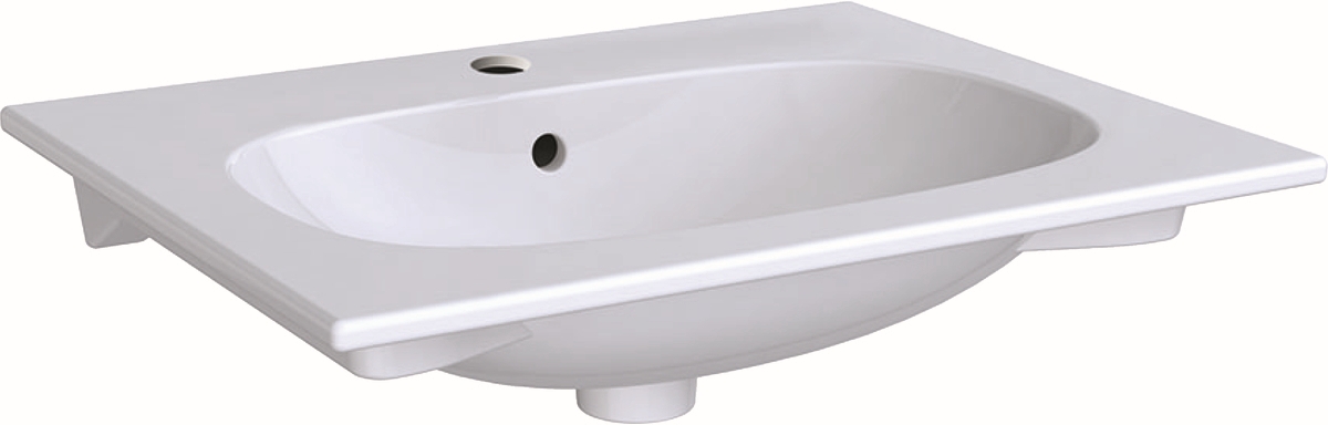 Geberit Acanto mosdótál 60x48 cm négyszögletes fehér 500.640.01.2