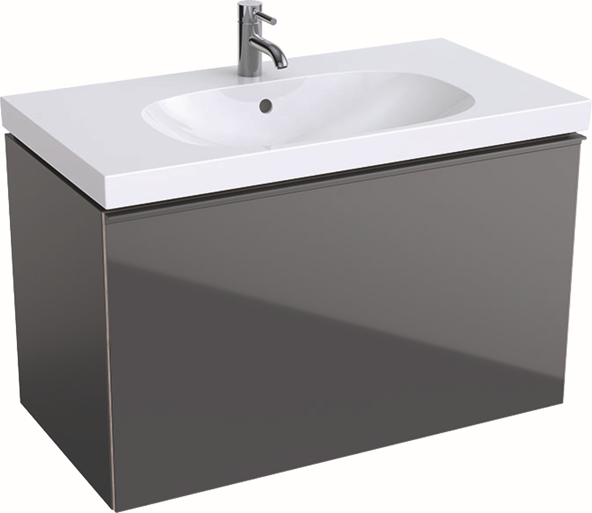Geberit Acanto szekrény 89x47.5x53.5 cm Függesztett, mosdó alatti láva 500.612.JK.2