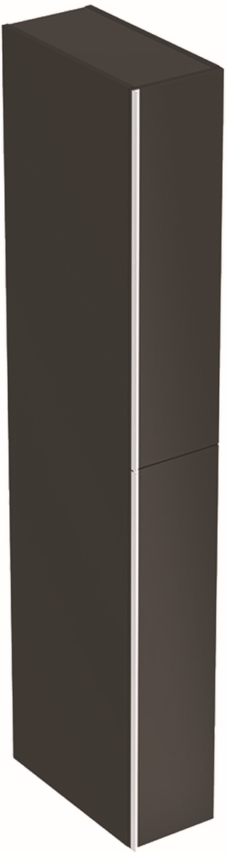 Geberit Acanto szekrény 22x47.6x173 cm oldalt függő fekete 500.638.16.1
