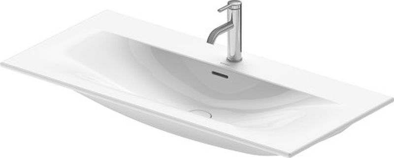 Duravit Viu mosdótál 103x49 cm négyszögletes beépíthető fehér 2344100000