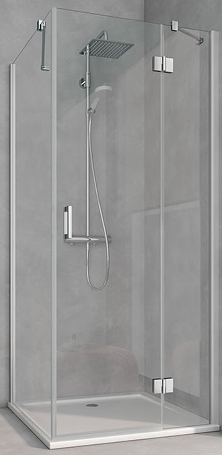 Kermi Osia zuhanyajtók 80 cm dönthető ezüst fényes/átlátszó üveg OSSTR08020VPK