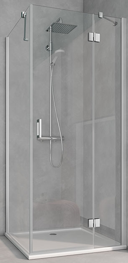 Kermi Osia zuhanyajtók 110 cm dönthető ezüst fényes/átlátszó üveg OSSTR11020VPK