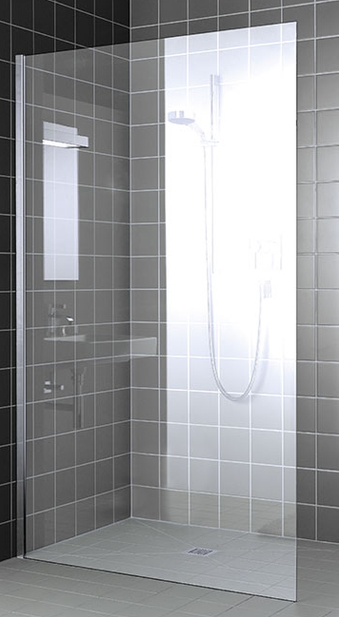 Kermi XC zuhanyfal 110 cm ezüst fényes/átlátszó üveg XCWIO11020VPK