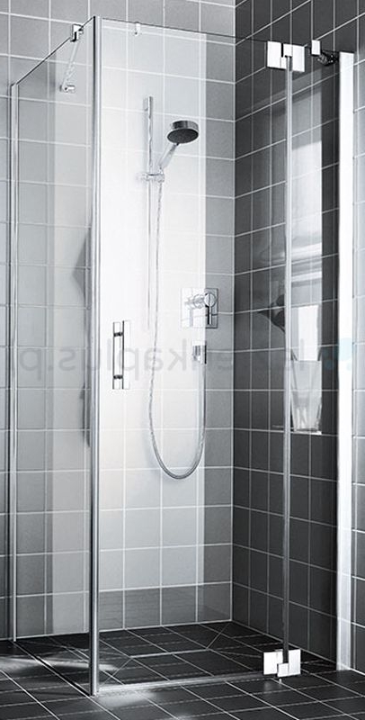 Kermi Filia XP zuhanyajtók 80 cm dönthető ezüst fényes/átlátszó üveg FX1WR08020VPK