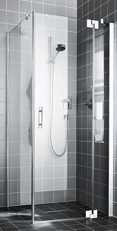 Kermi Filia XP zuhanyajtók 110 cm dönthető ezüst fényes/átlátszó üveg FX1WR11020VPK