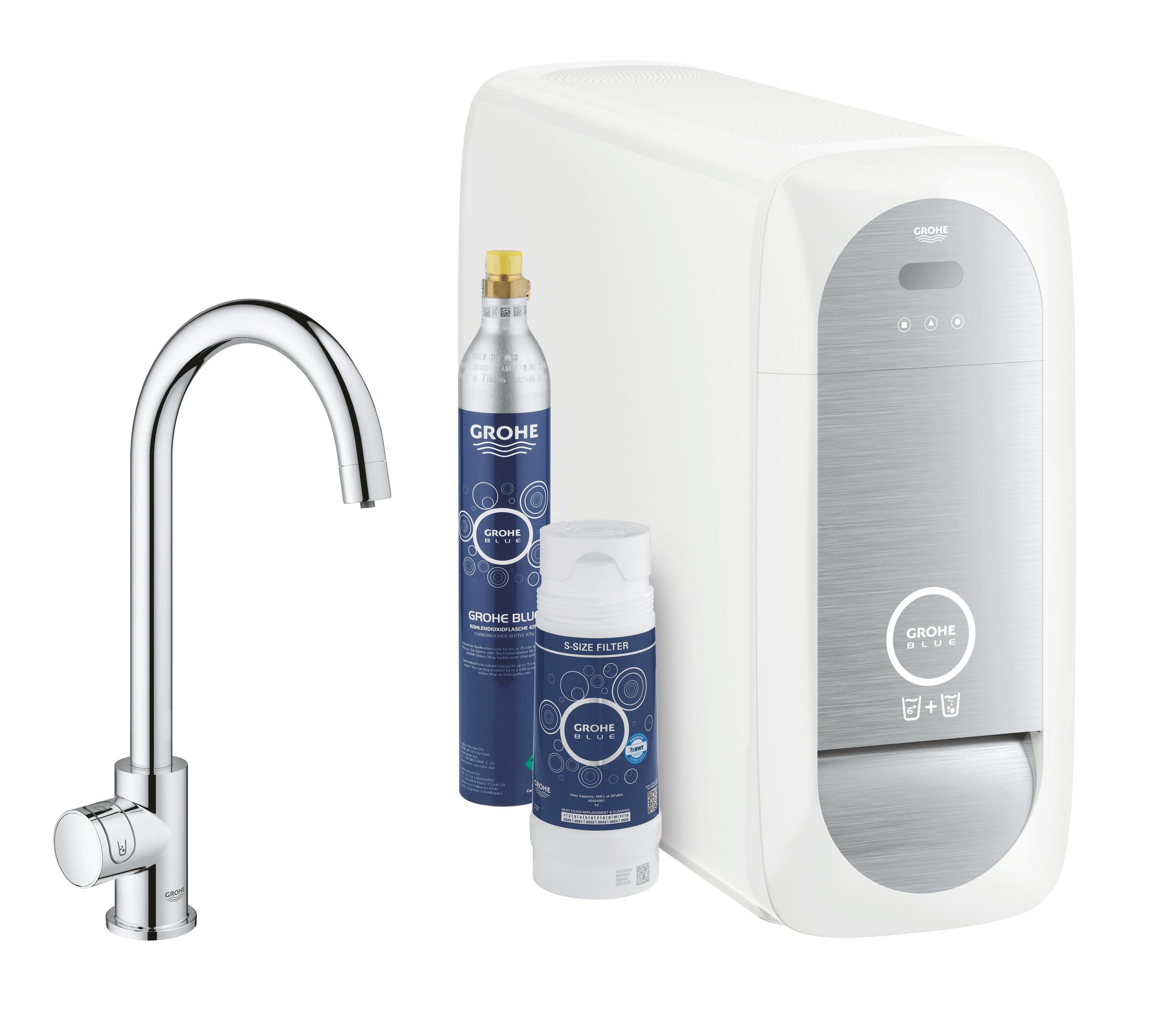 Grohe Blue konyhai mosogató szelep álló króm 31498001