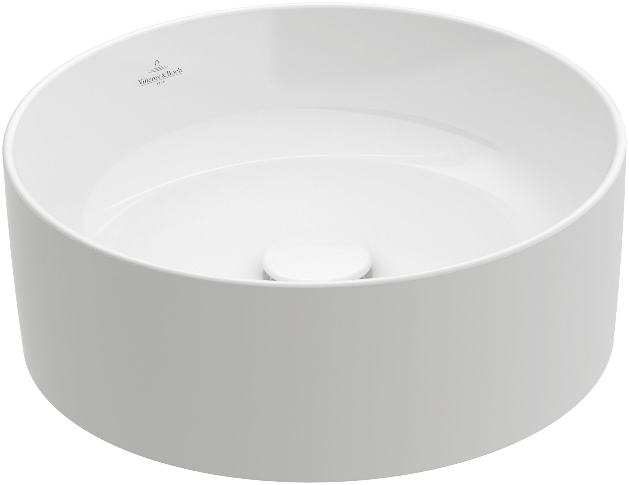 Villeroy & Boch Collaro mosdótál 40x40 cm kerek mosdótálak fehér 4A184001