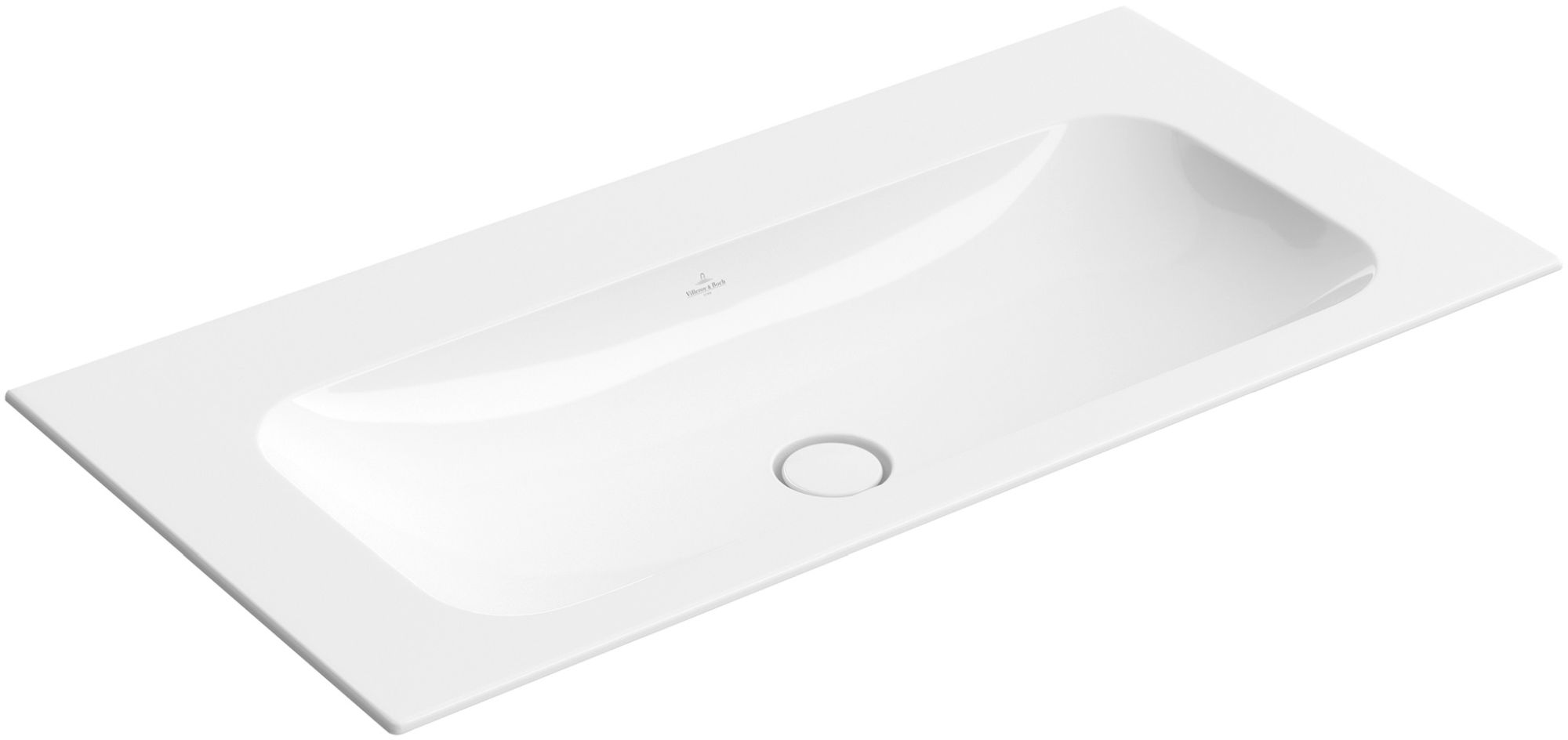 Villeroy & Boch Finion mosdótál 100x50 cm négyszögletes beépíthető fehér 4164A3R1