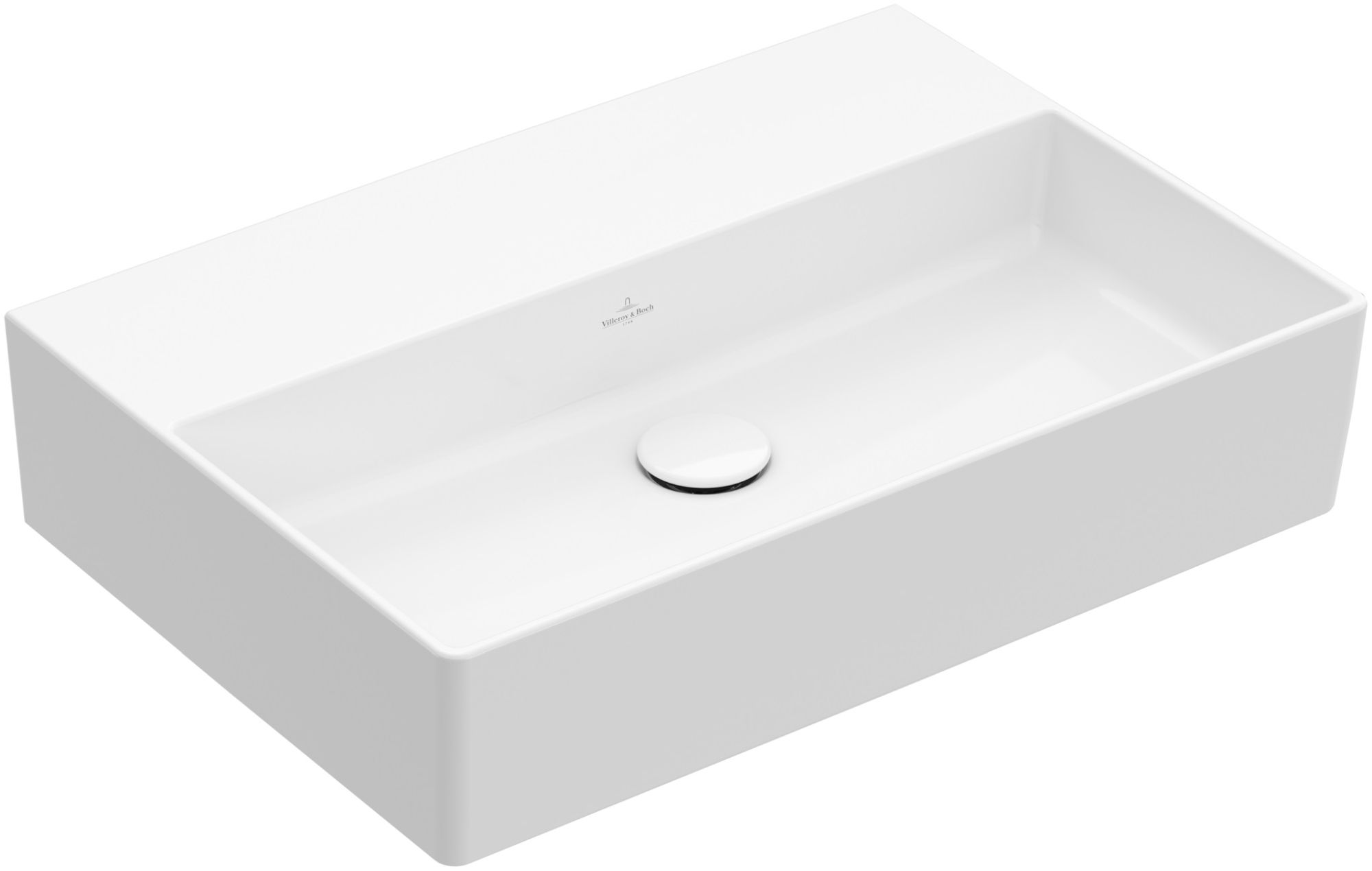 Villeroy & Boch Memento 2.0 mosdótál 50x42 cm négyszögletes klasszikus-beépíthető fehér 4A225F01