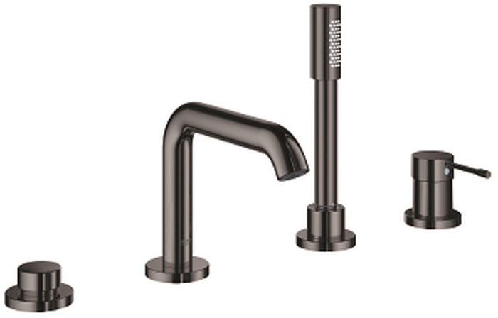 Grohe Essence kád és zuhany csaptelep fürdőkád fölé Hard Graphite 19578A01