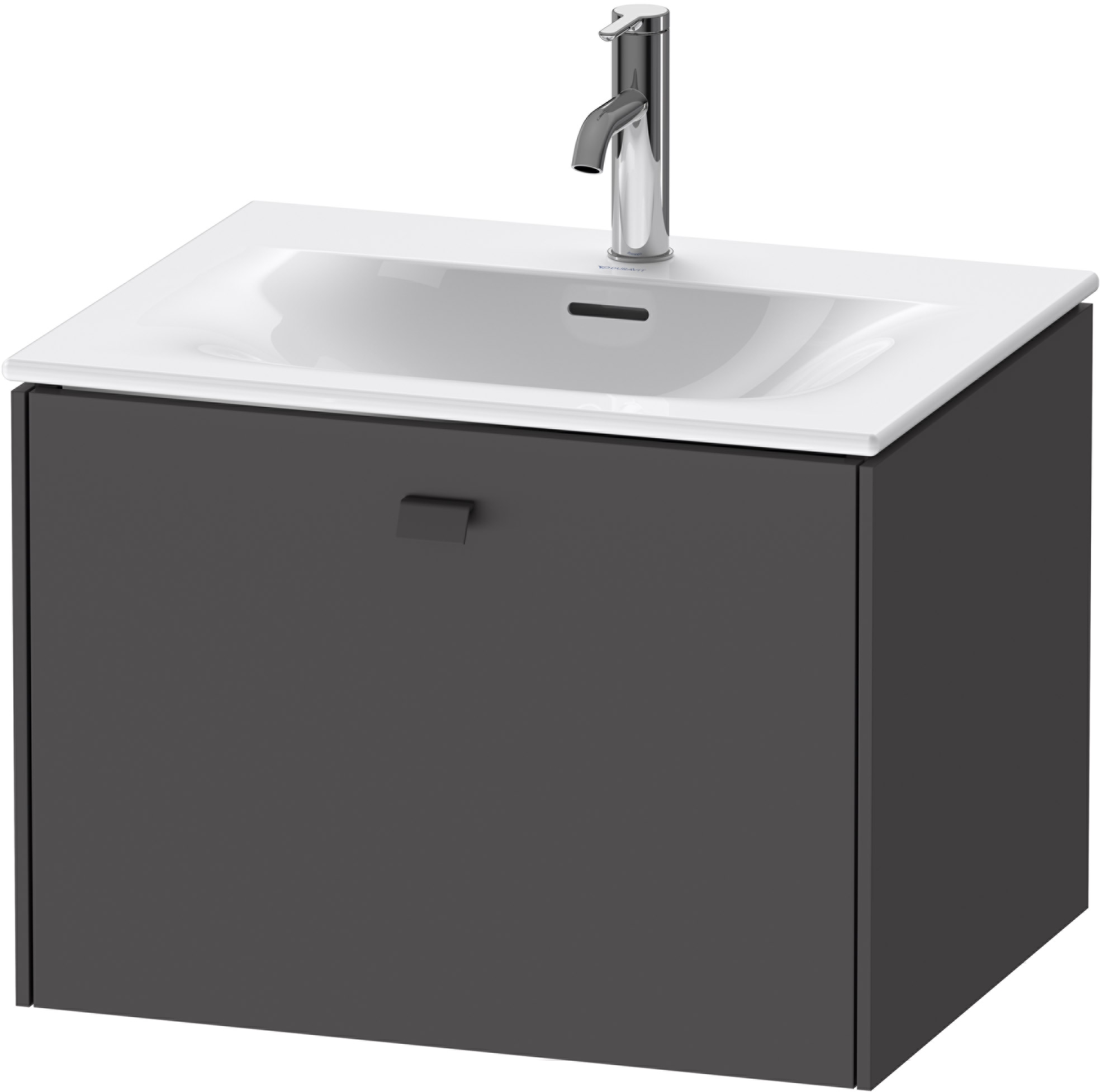 Duravit Brioso szekrény 62x47.9x44.4 cm Függesztett, mosdó alatti grafit BR421004949