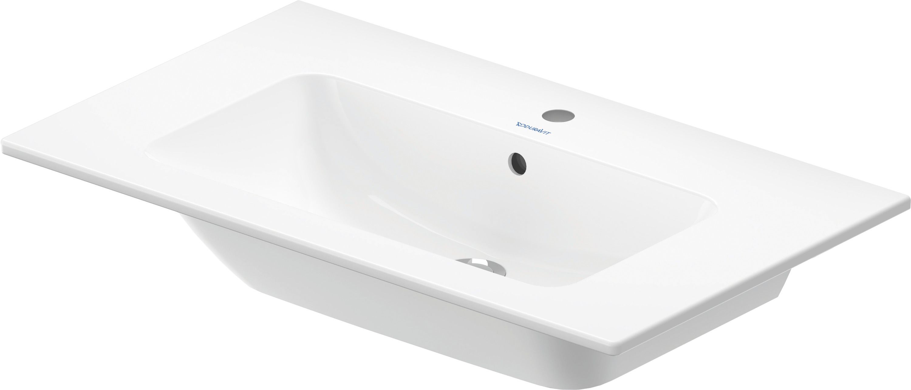 Duravit ME by Starck mosdótál 83x49 cm négyszögletes klasszikus-beépíthető fehér 23368300601