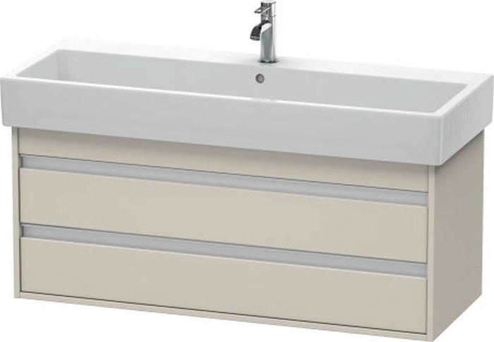 Duravit Ketho szekrény 115x44x48 cm Függesztett, mosdó alatti szürke KT663909191