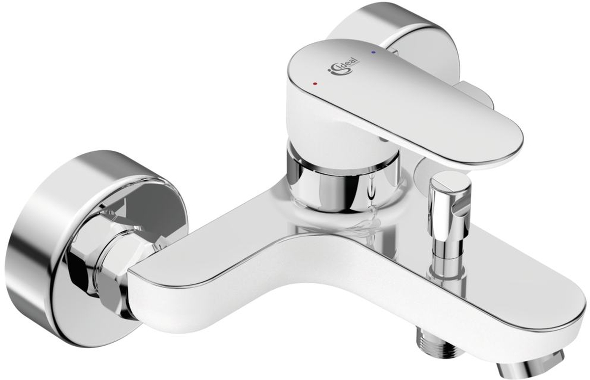 Ideal Standard Tyria kád és zuhany csaptelep fali króm-fehér BC157HO