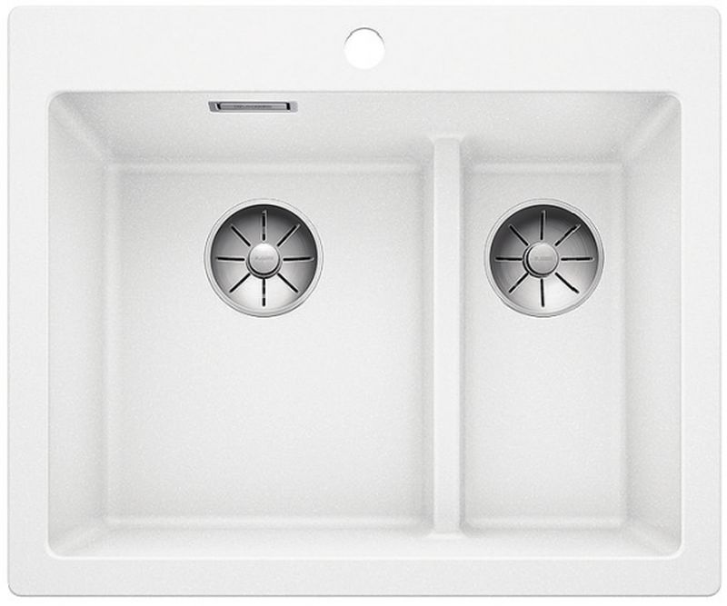 Blanco Pleon 6 Split gránit mosogató 61.5x51 cm fehér 521693