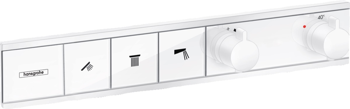 Hansgrohe RainSelect kád és zuhany csaptelep süllyesztett igen fehér 15381700