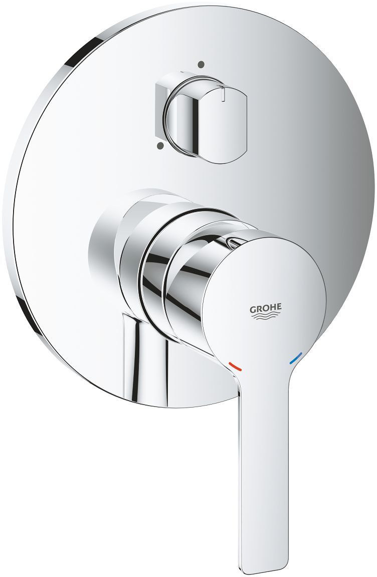 Grohe Lineare kád és zuhany csaptelep süllyesztett StarLight Chrome 24095001