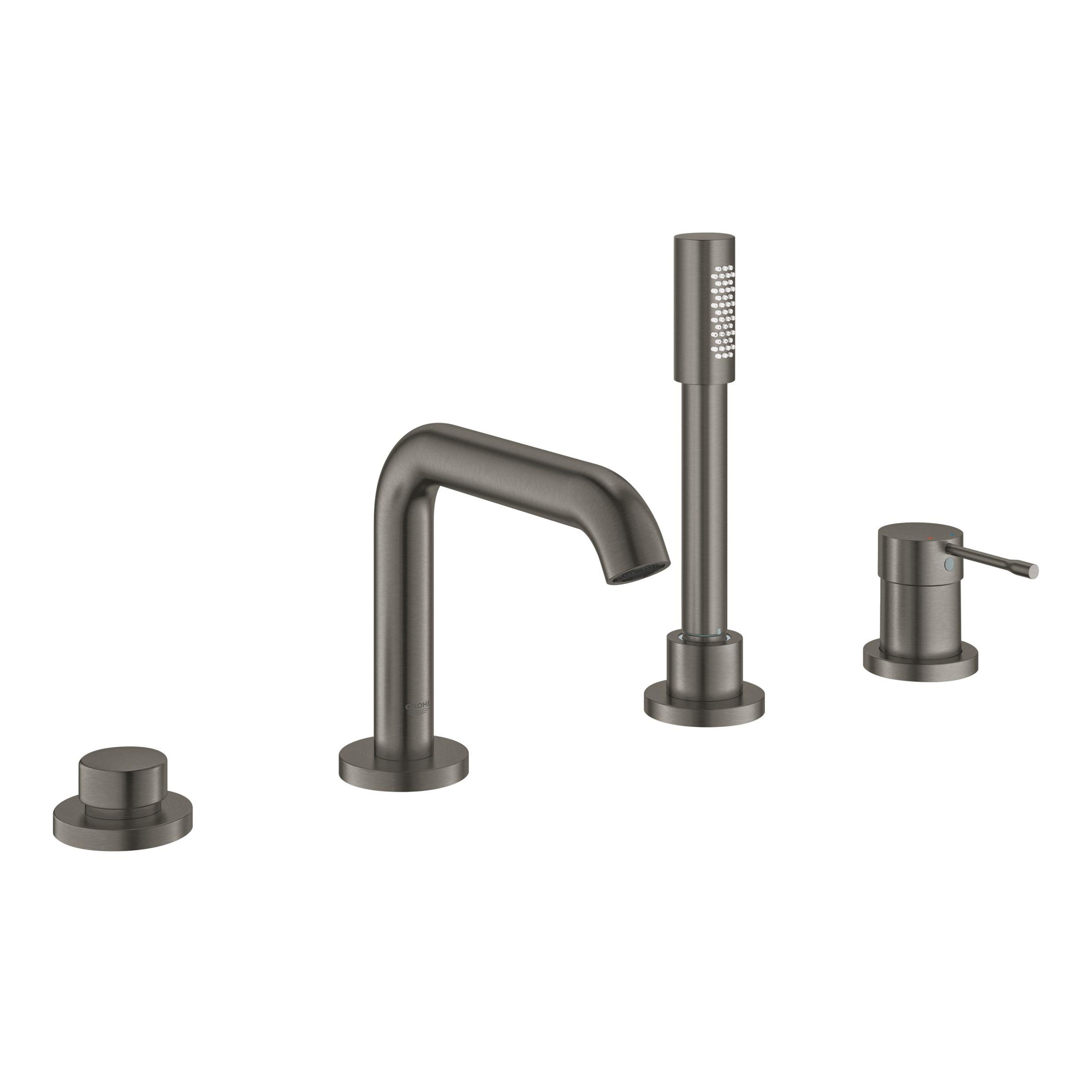 Grohe Essence kád és zuhany csaptelep fürdőkád fölé Brushed Hard Graphite 19578AL1