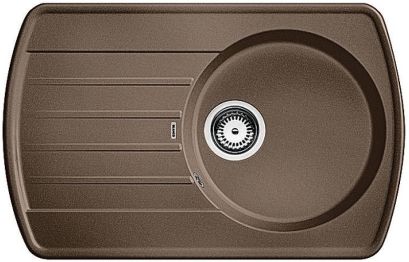 Blanco Rondoval 45 S gránit mosogató 78x50 cm barna 521920