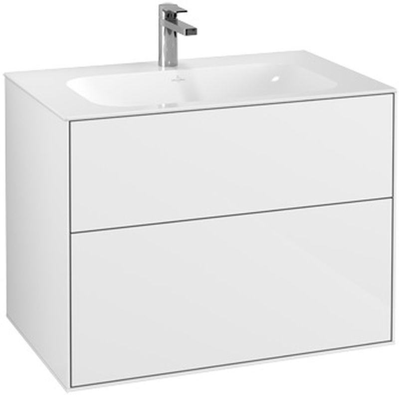 Villeroy & Boch Finion szekrény 79.6x49.8x59.1 cm mosdókagyló alá akasztható fehér F01000GF