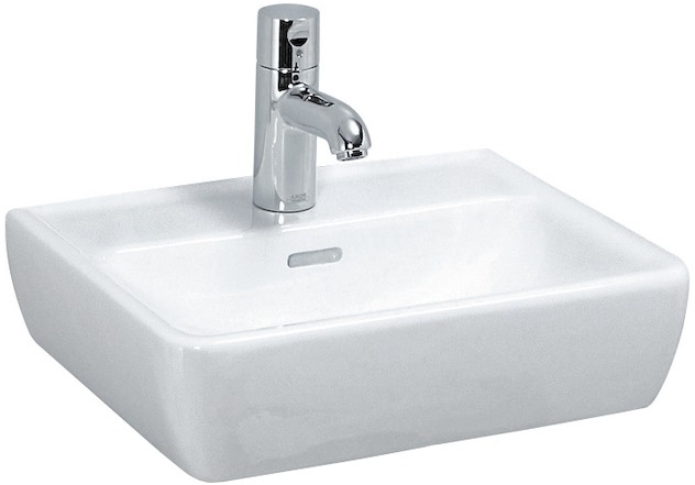 Laufen Pro A mosdótál 45x34 cm négyszögletes klasszikus fehér H8119510001041