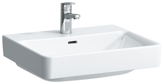 Laufen Pro S mosdótál 55x46.5 cm négyszögletes klasszikus-mosdótálak fehér H8169620001041