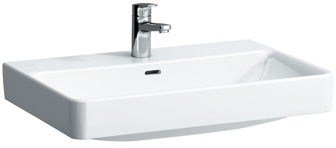 Laufen Pro S mosdótál 70x46.5 cm négyszögletes klasszikus fehér H8169670001041