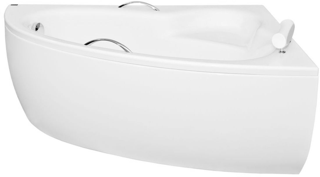 Készlet sarokkád Besco Natalia #WAN-150-NP, kád burkolat Besco Natalia OAN-150-NP