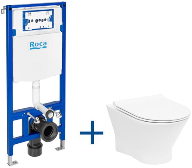 Roca Nexo wc készlet: keret + tál + A893104460