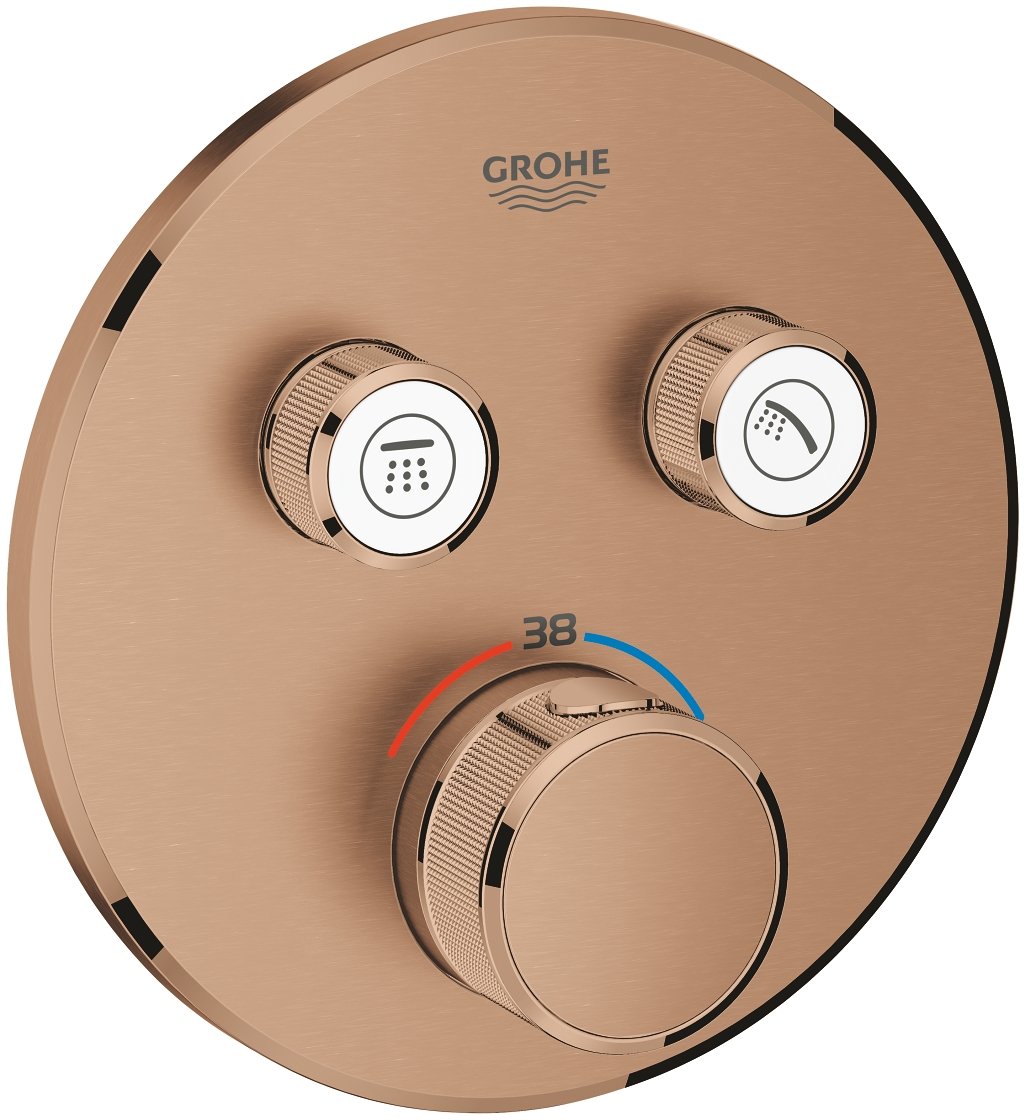 Grohe SmartControl kád és zuhany csaptelep süllyesztett igen Brushed Warm Sunset 29119DL0