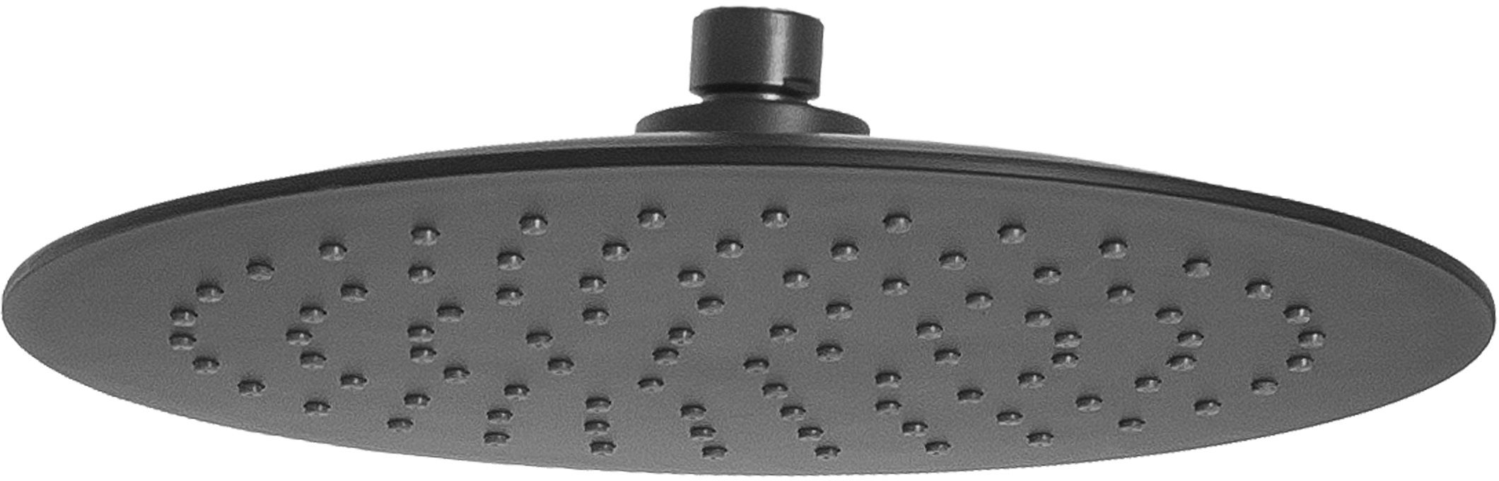 Invena Musta fejzuhany 25x25 cm kerek fekete SC-D1-075