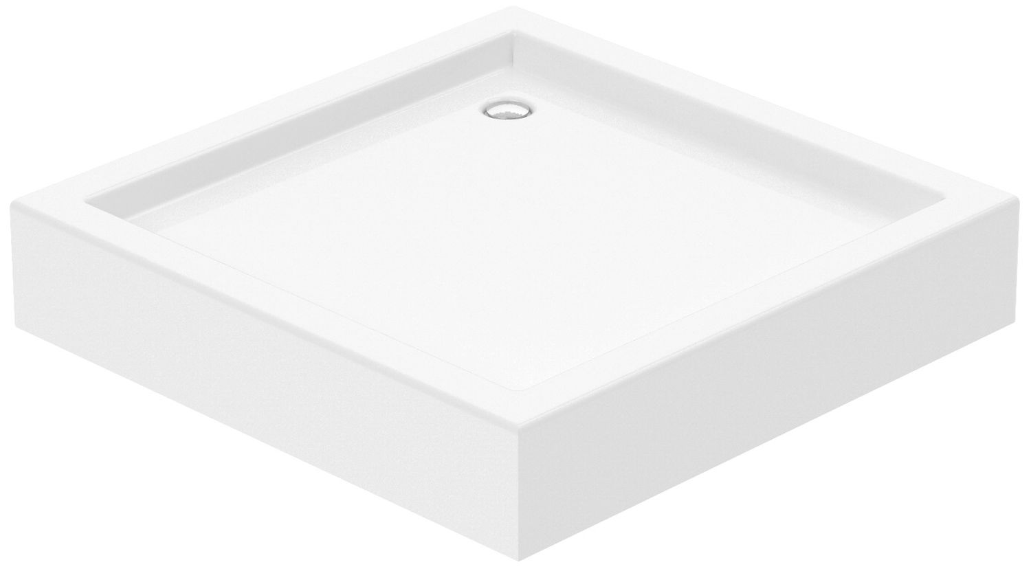 New Trendy Feria négyzet alakú zuhanytálca 90x90 cm fehér BL-0032