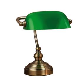 Markslöjd Bankers asztali lámpa 1x40 W patina-zöld 105930