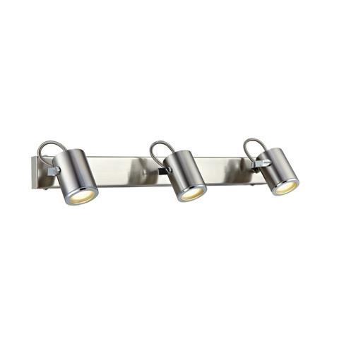 Markslöjd Lux oldalfali lámpa 3x3 W acél 105475