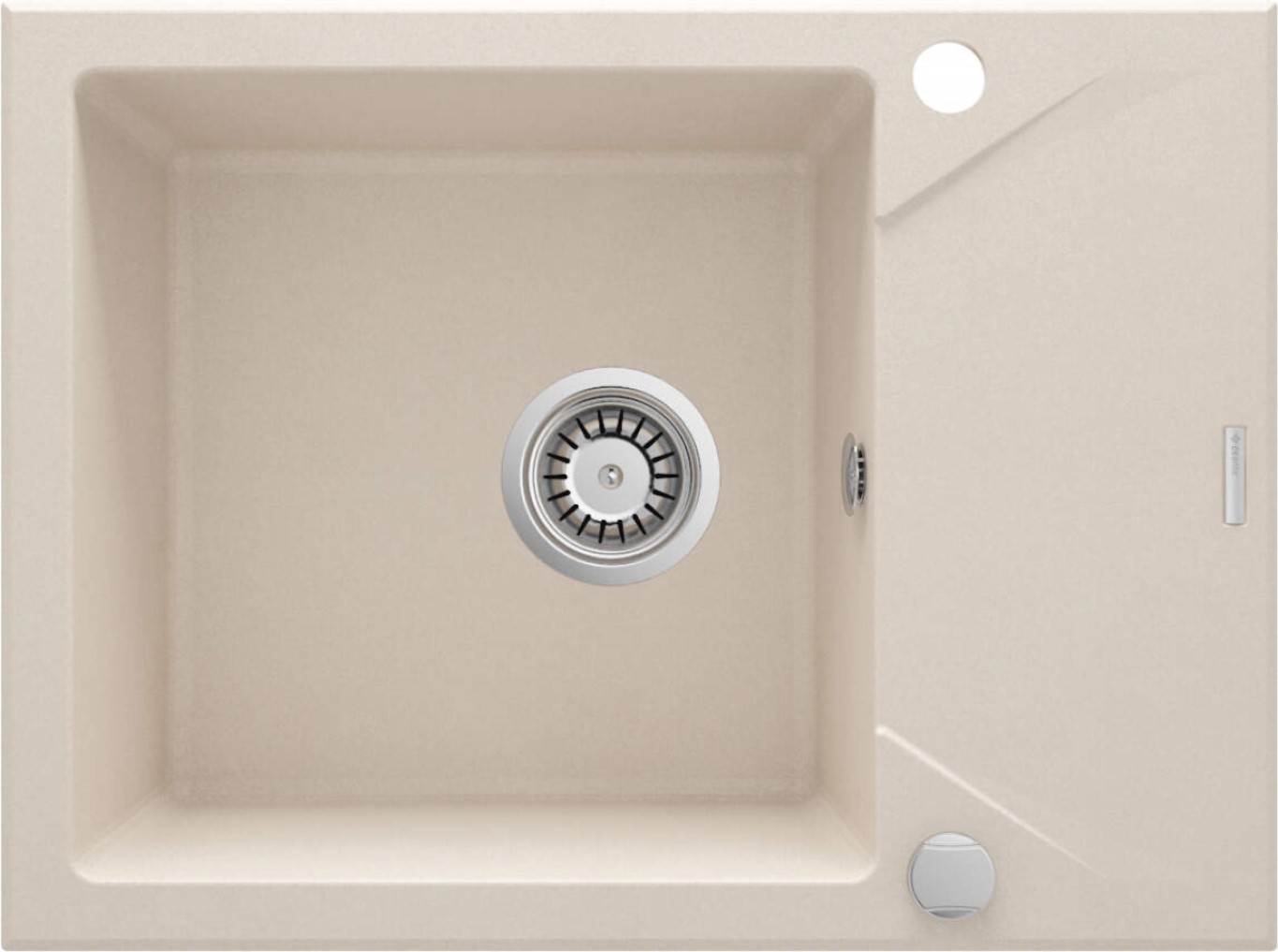 Deante Evora gránit mosogató 59x44 cm bézs ZQJ_511A
