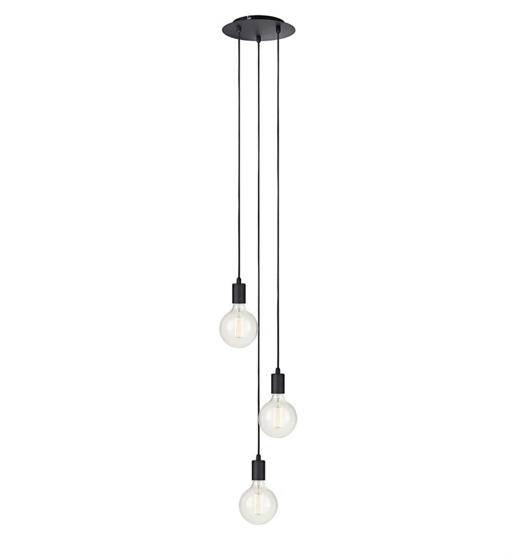 Markslöjd Sky függőlámpa 3x60 W fekete 106334